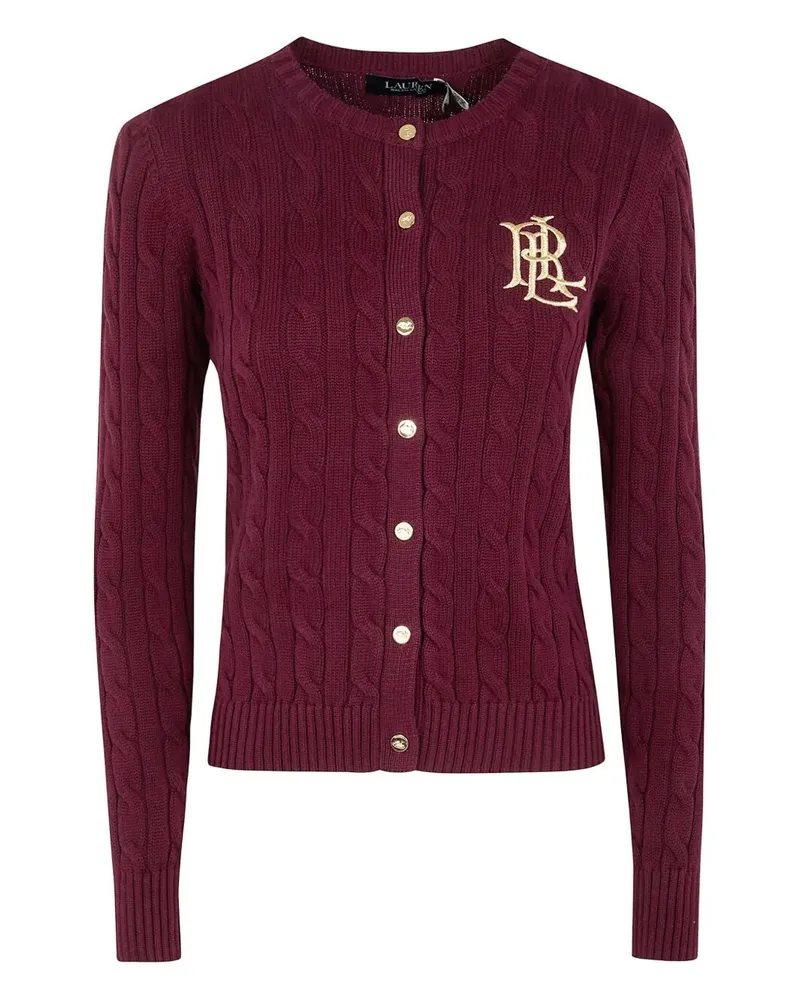 Ralph Lauren Ralhan" Long Sleeve Cardigan Brown