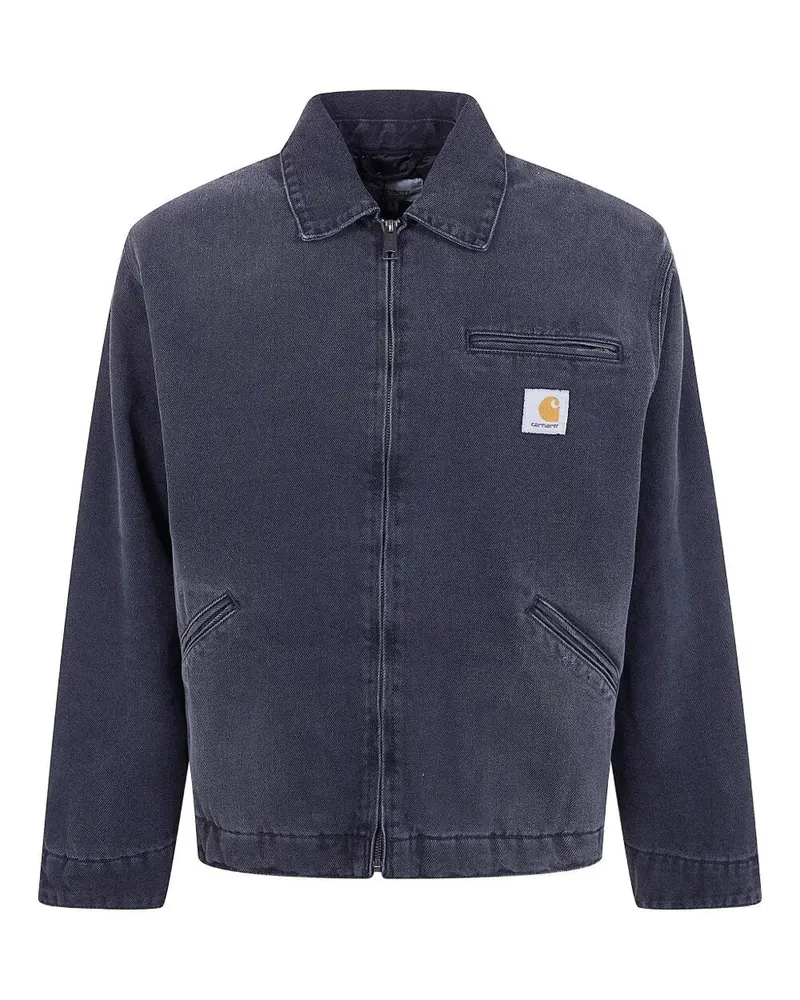 Carhartt WIP Og "Detroit" Jacket 100% Cotton Bradenton Denim 12.75 Oz Black