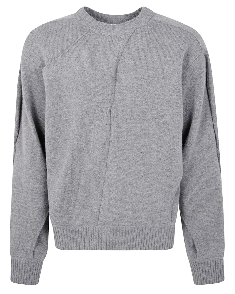Axel Arigato Stitch Paneled" Sweater Gray