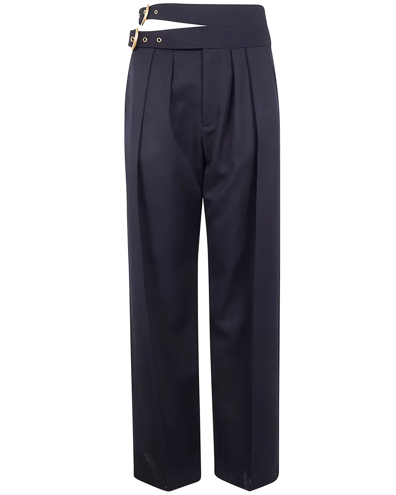 Chloé Classic High Waisted Pencil Trousers Black
