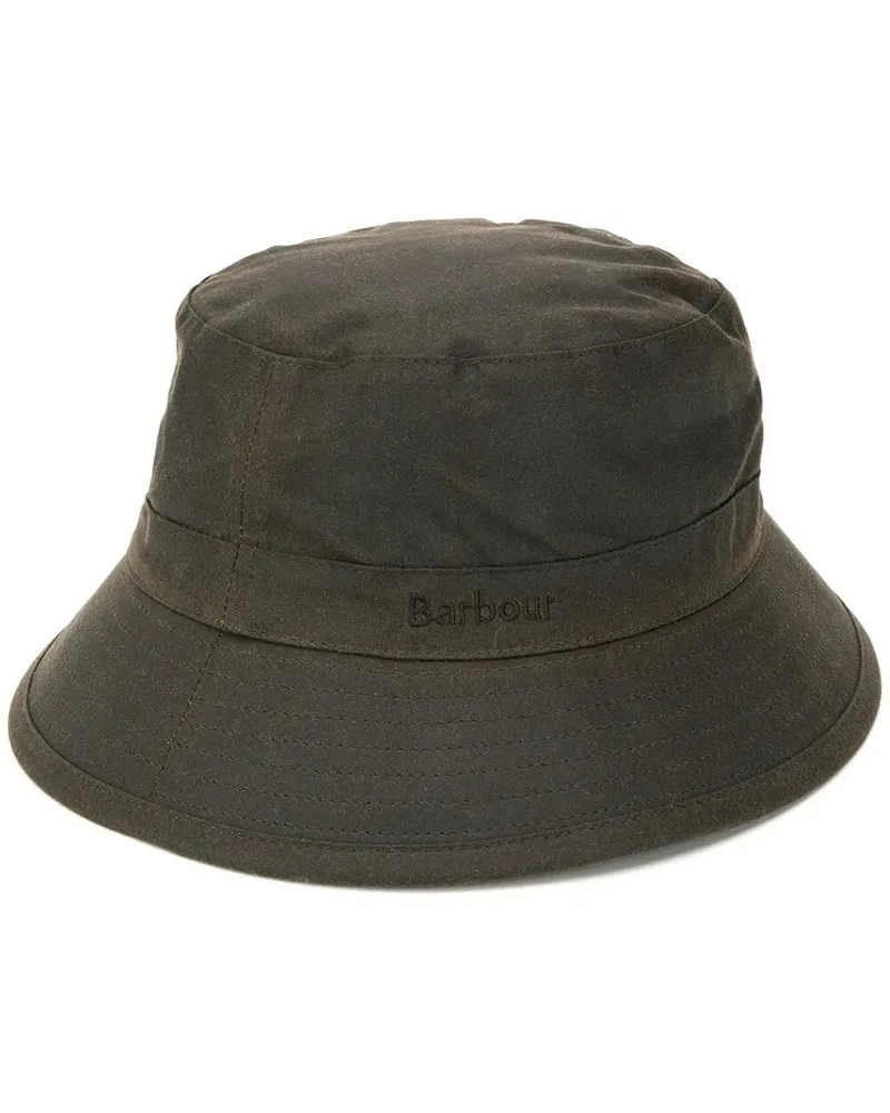 Barbour Wax Bucket' Hat Green
