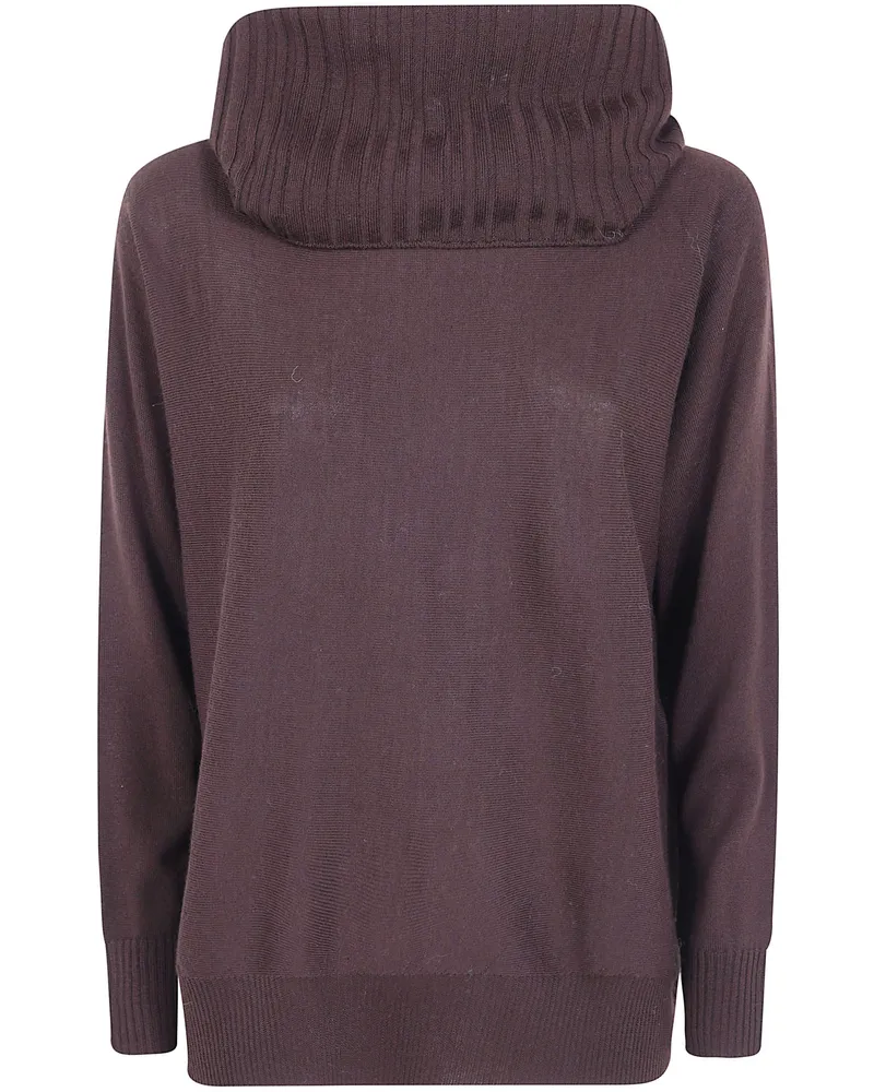 D.EXTERIOR D. EXTERIOR Sweater Merino Wool "Turtle Neck Brown