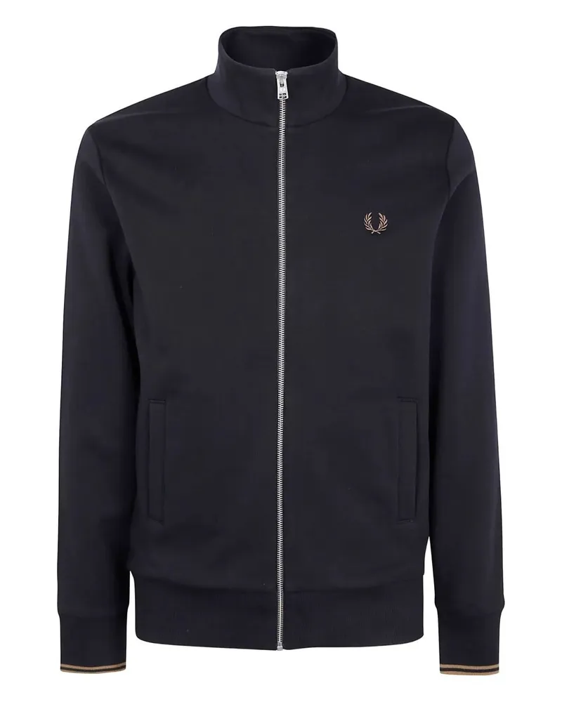 Fred Perry Fred Perry" Zip Through Sweatshirt Black