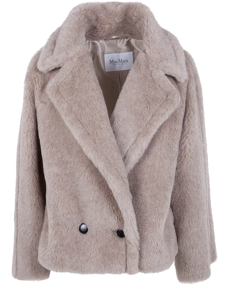 Max Mara Mxmcambusa" Classic Short Coat Beige