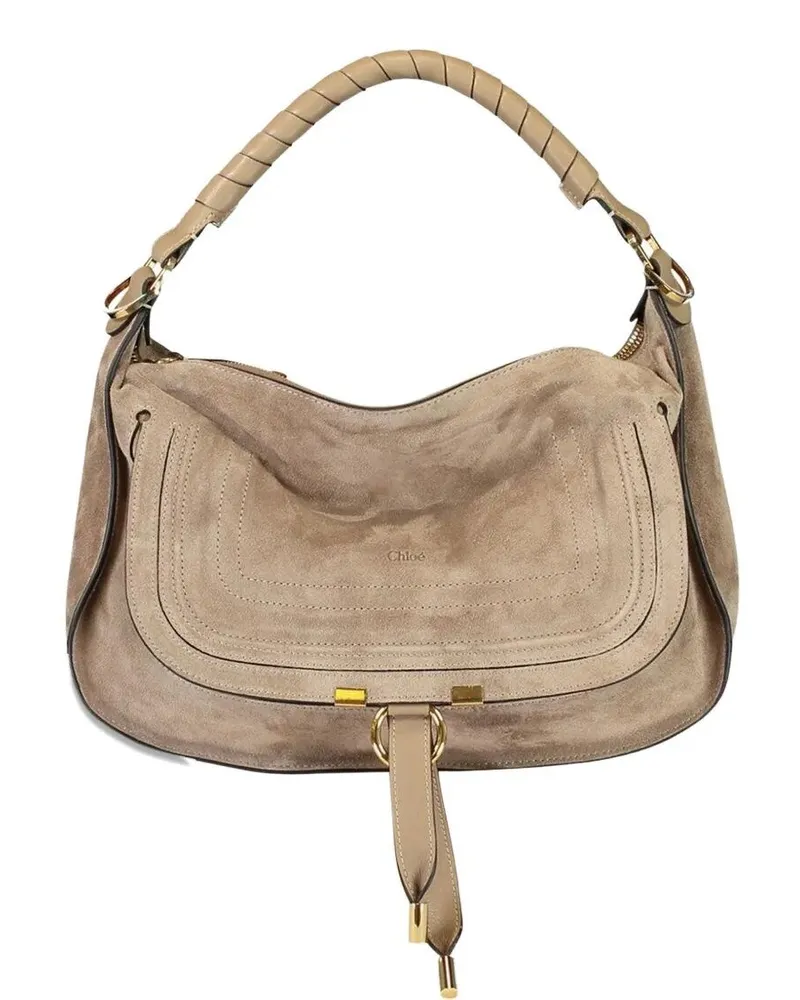 Chloé Mercie' Shoulder Bag Brown