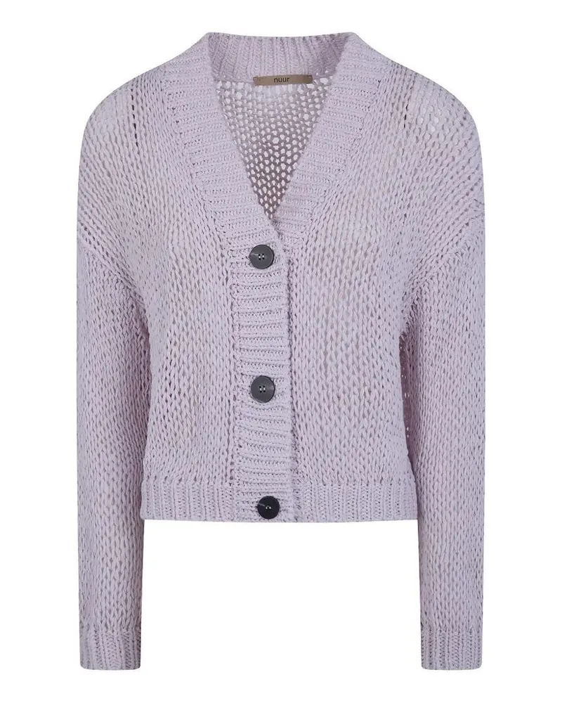 Nuur Long Sleeves Cardigan Pink