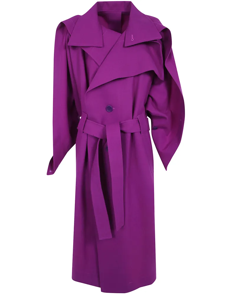 Issey Miyake Coat "Calligraph Pink