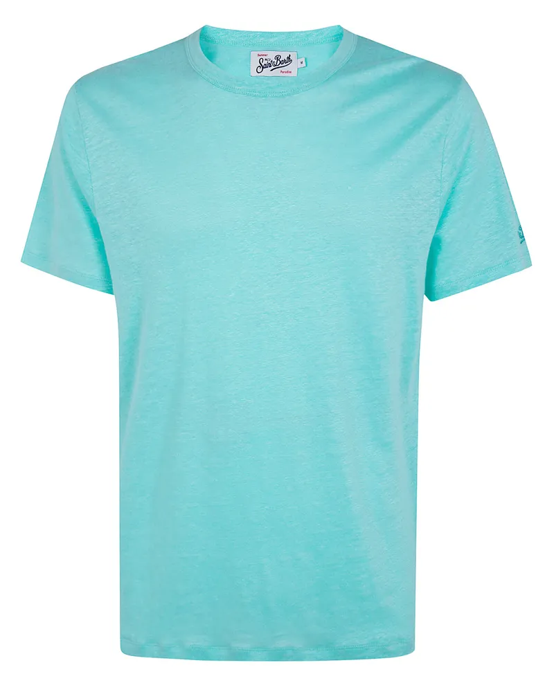MC2 Saint Barth Linen Roundneck Sweater Green