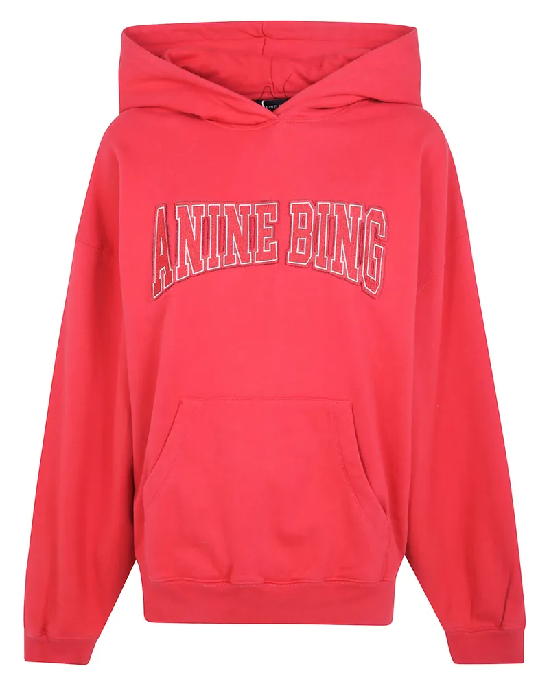 Anine Bing Sweatshirt Red "Harvey Red