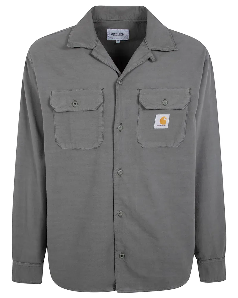 Carhartt WIP Long Sleeves "Kelsey Leon" Shirt Green