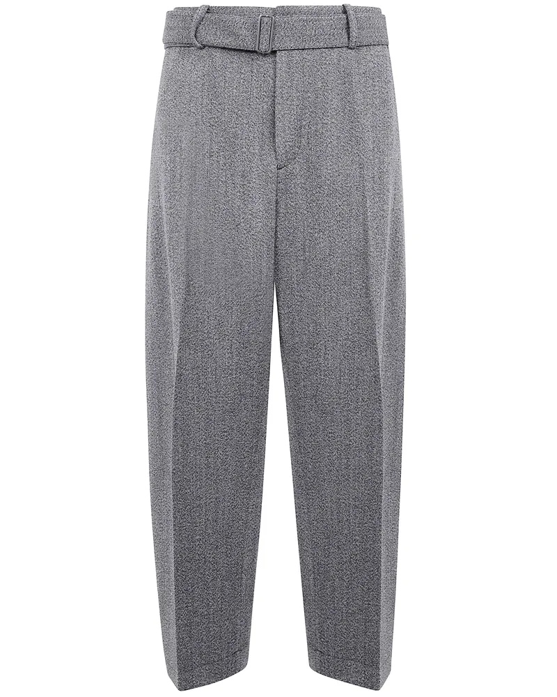 Studio Nicholson Vital' Belted Pant Black