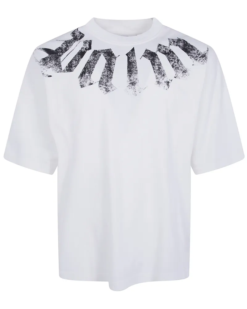 Palm Angels T-Shirt Loose Fit "Big Neck Logo White