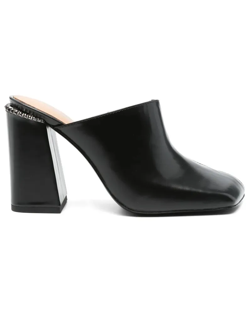 ash Angie Mule Soft Polish Calf Black