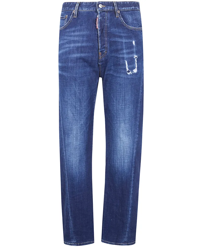 Dsquared2 Loose Twisted' Jeans Blue
