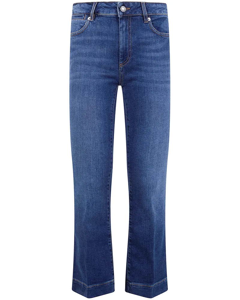 Max Mara Spdumbria" Mini Flared Classic Jeans Blue