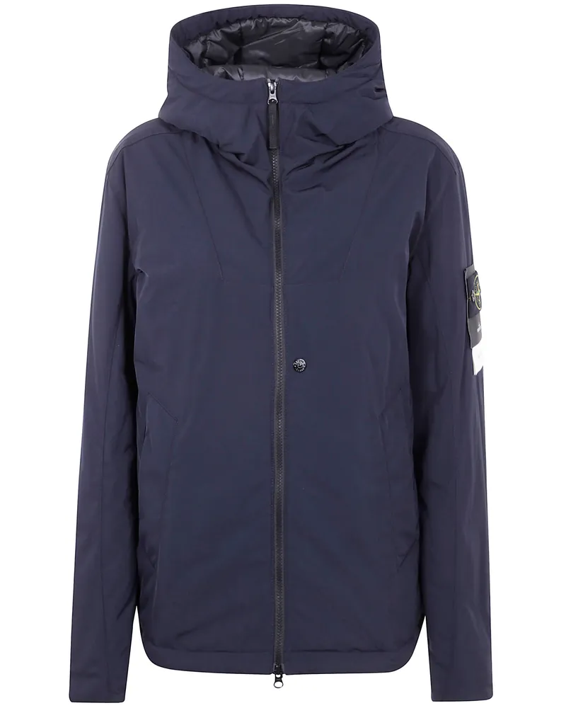 Stone Island Micro Twill Jacket Blue