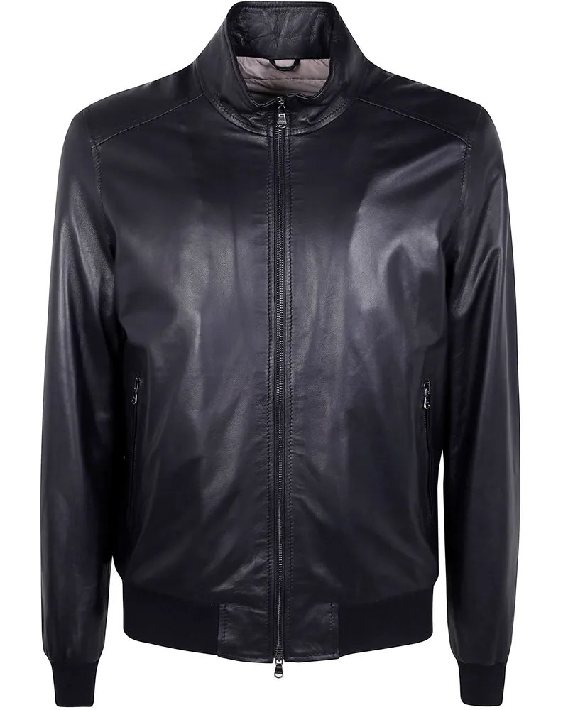 BARBA Dakota Biker Jacket Black