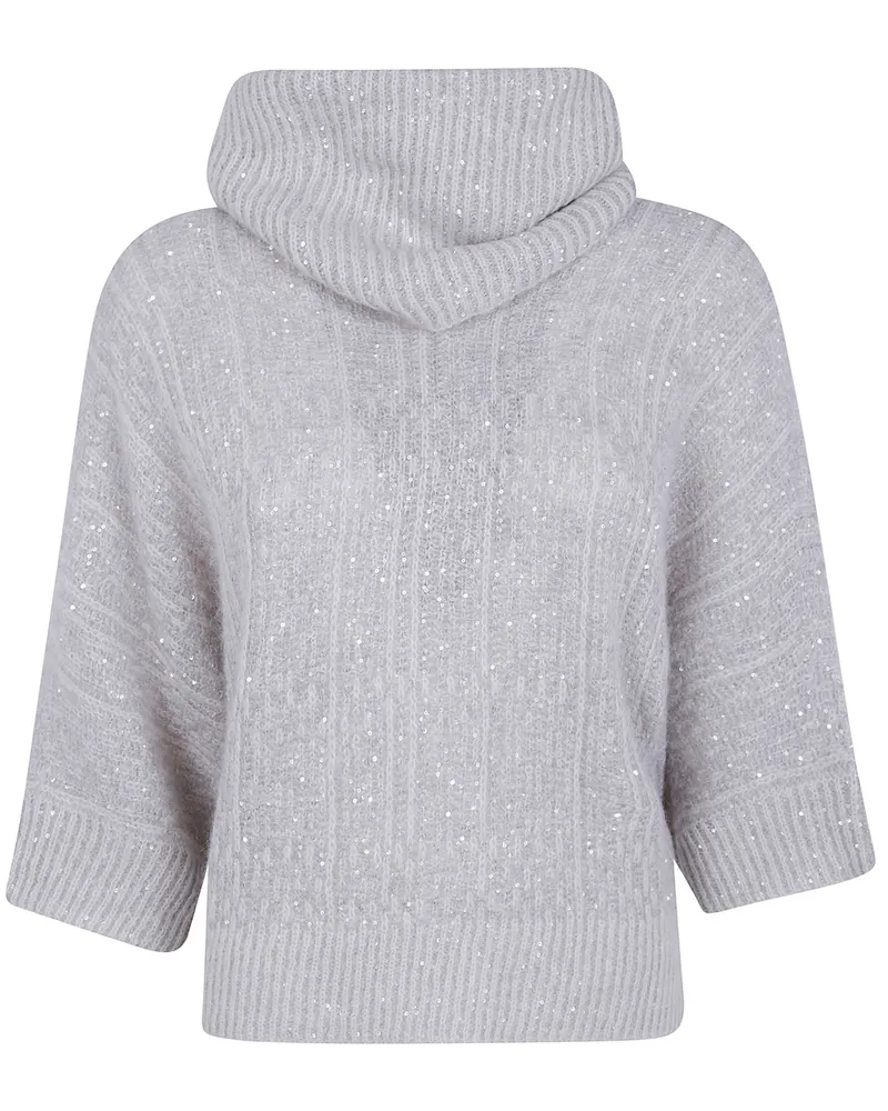 D.EXTERIOR D. EXTERIOR Sweater Cowl Neck "Galles Gray