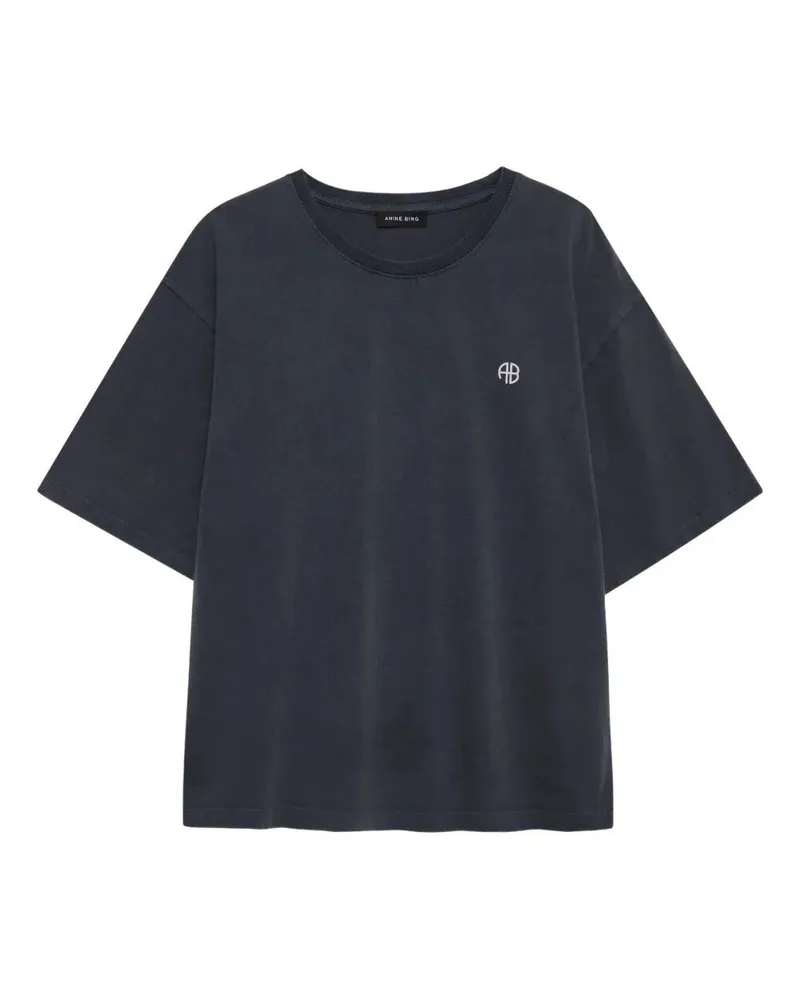 Anine Bing Rudy Tee Empowerment T-Shirt Black