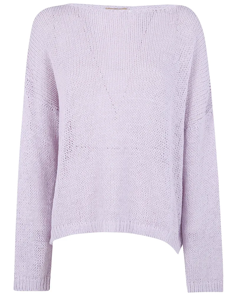 Nuur Boat Neck Sweater Pink