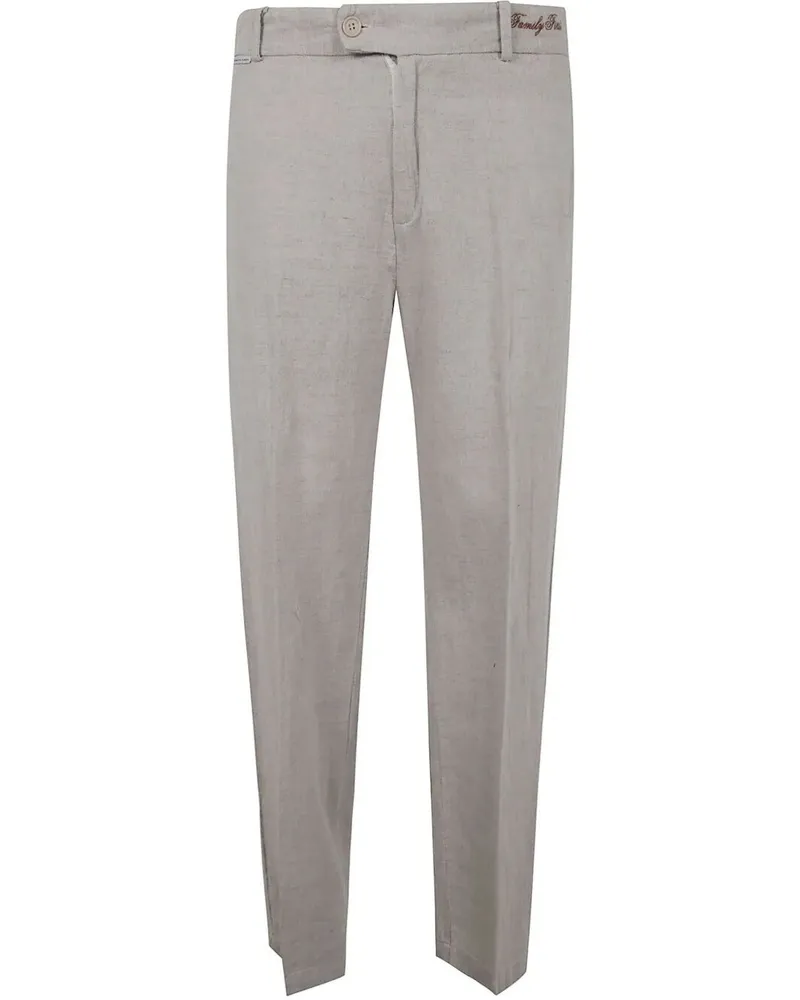 Family First Regular Pants Linen White