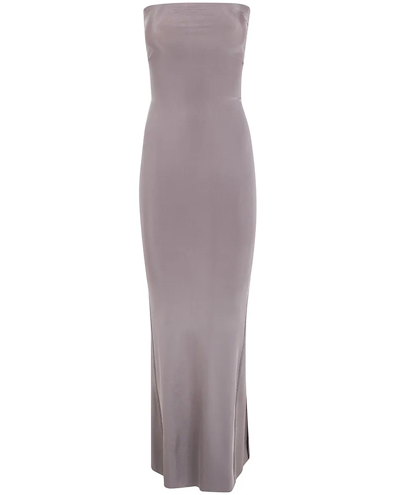 Rick Owens Dirt Coda Long Skirt Gray