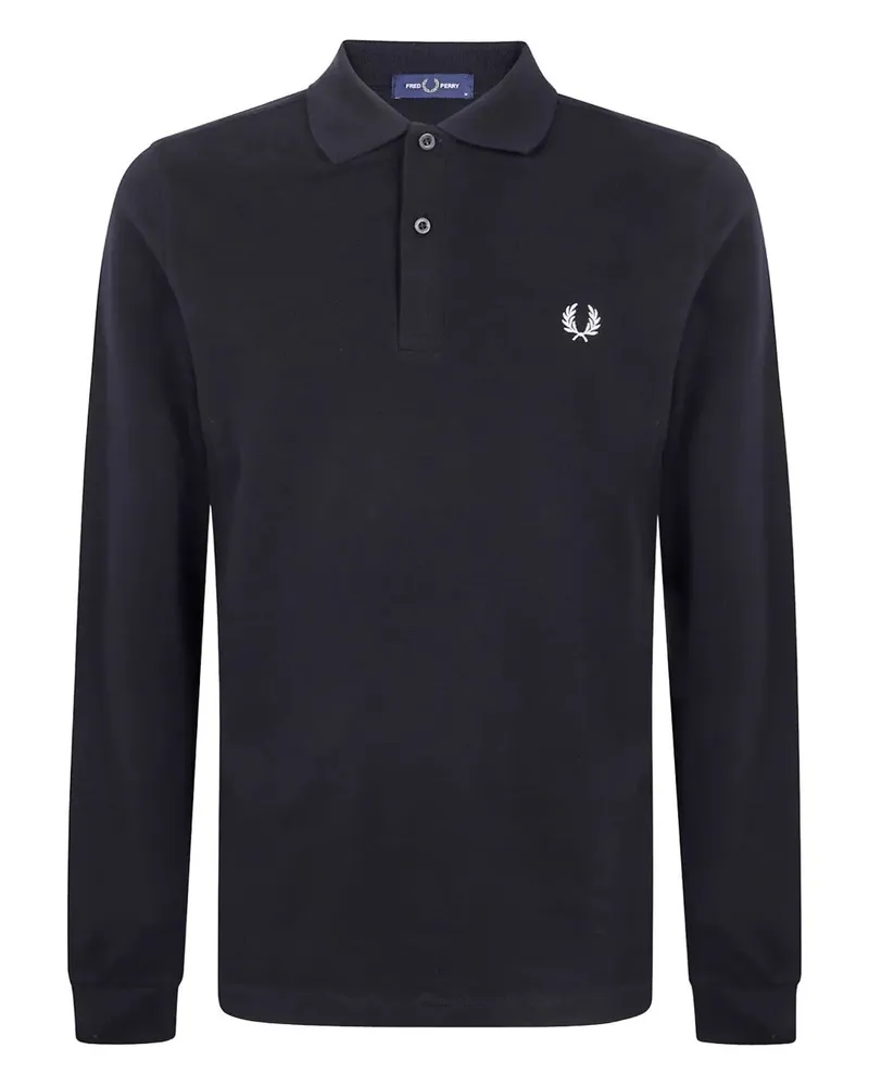 Fred Perry Fred Perry Long Sleeve Fred Perry Shirt Black