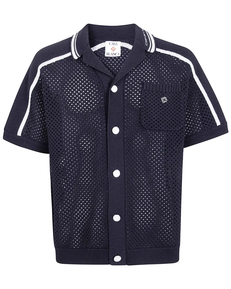 Casablanca Paris Casablanca" Mesh Shirt Black