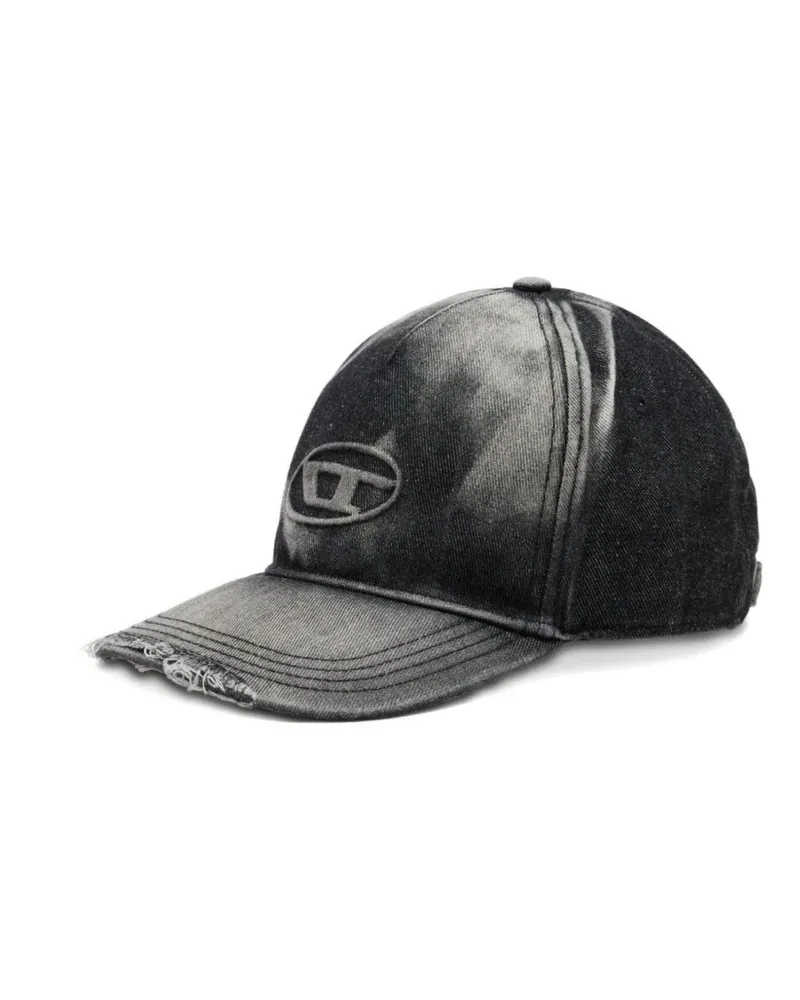 Diesel Hat Main Logo "C-Seymon-Black Black
