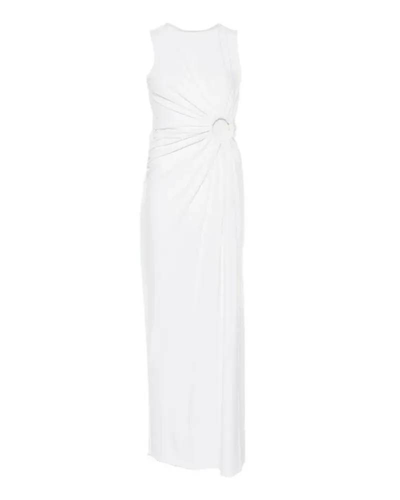 Max Mara Saletta Jersey Long Dress White