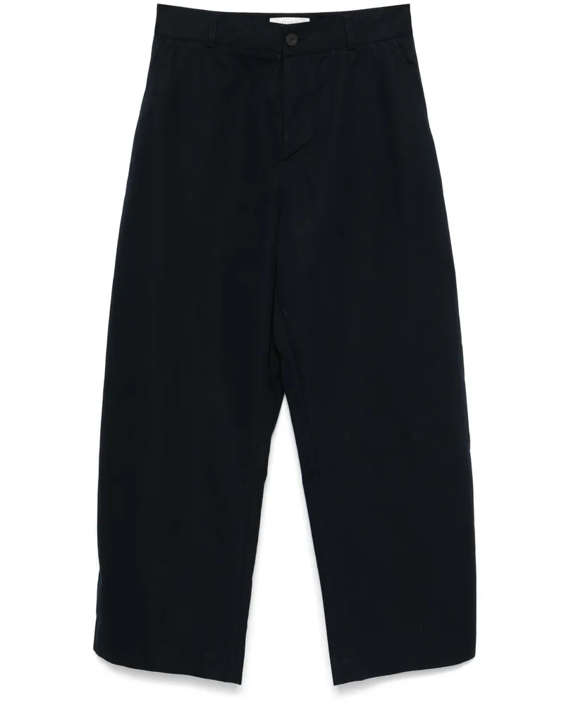 Studio Nicholson Slim Curved Leg Pant By Studio Nicholson Blue