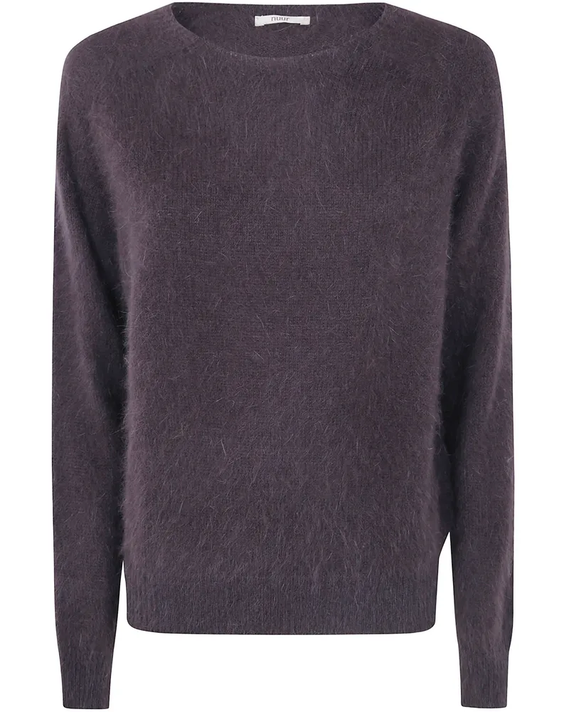 Nuur Sweater Long Sleeves Round Neck "Boxy Brown