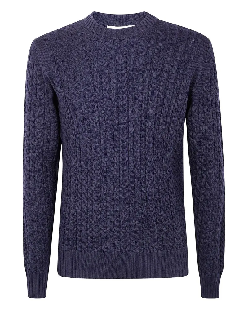 Filippo de Laurentiis Crew Neck Sweater Blue