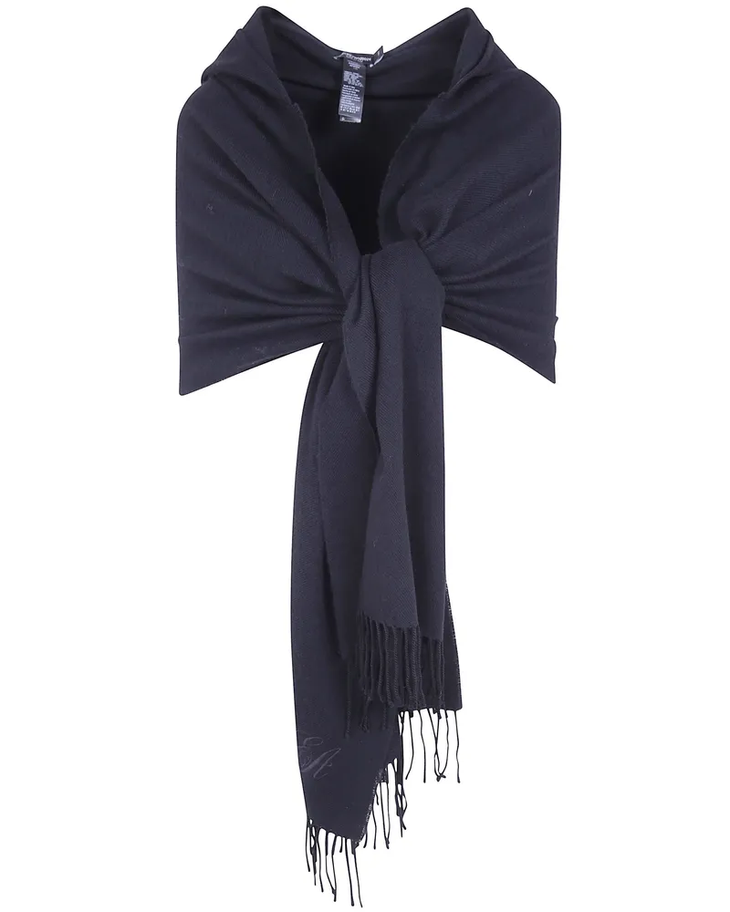 Emporio Armani Stole Wool Stole Black