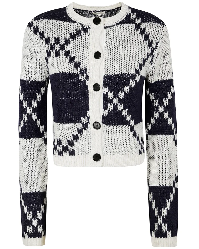 J.W.Anderson J. W.ANDERSON Fairisle Cardigan White