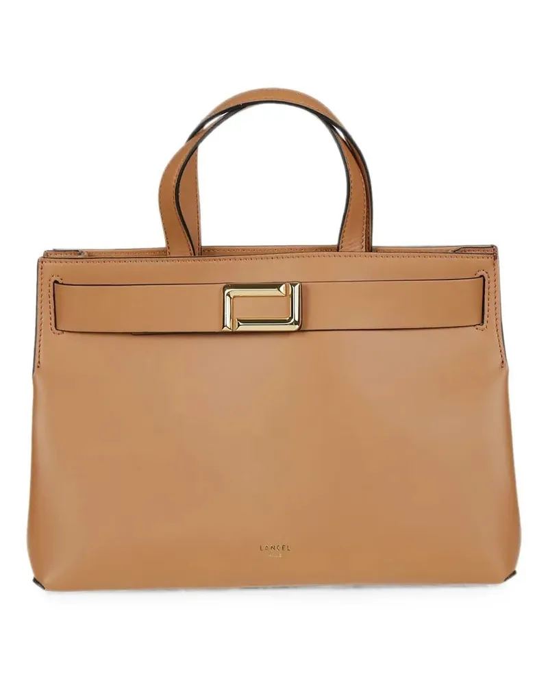 Lancel Shoulder Bag Medium "Angele Medium Beige