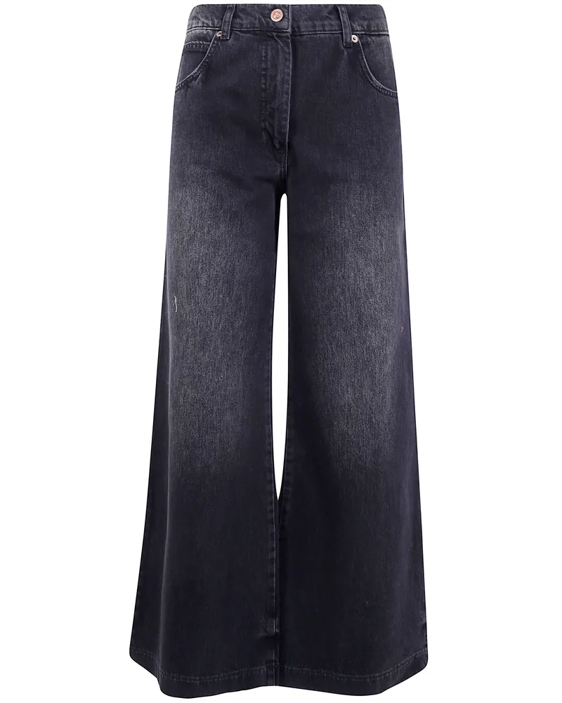 ASPESI Jeans Black Classic Denim Black