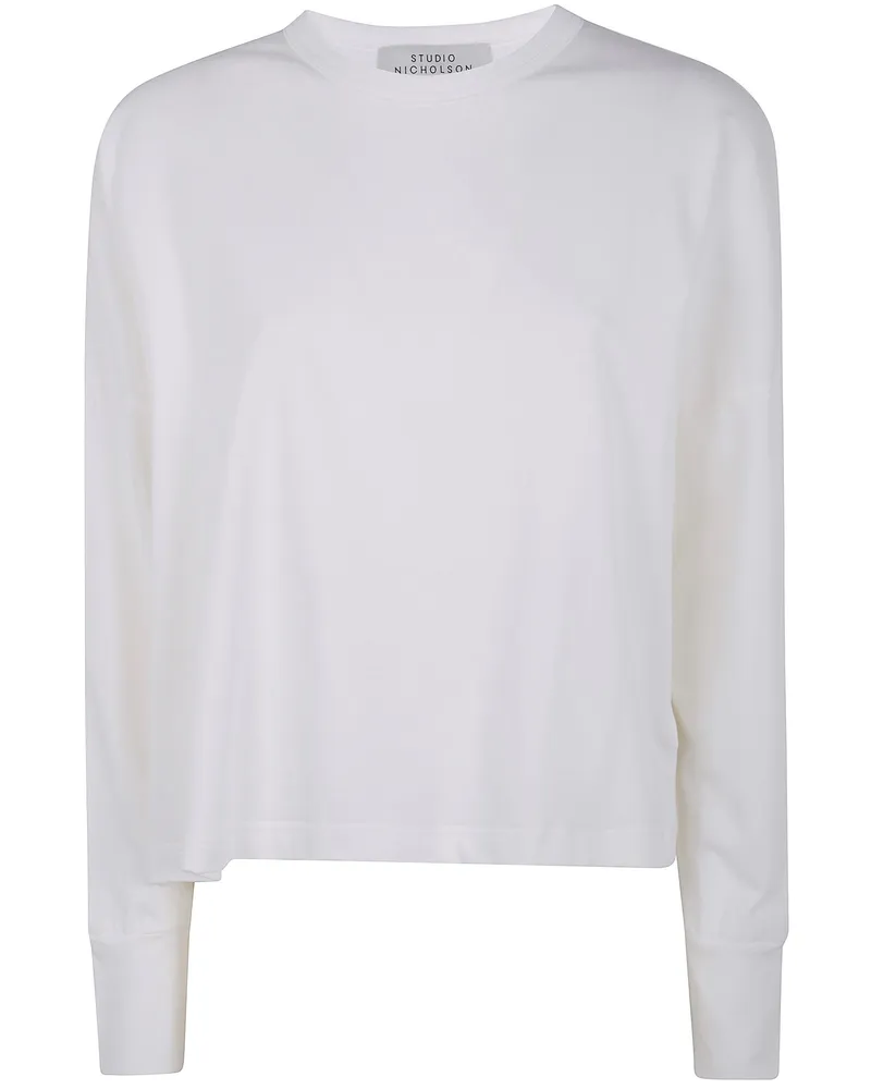 Studio Nicholson Jersey Long Sleeve T-Shirt White