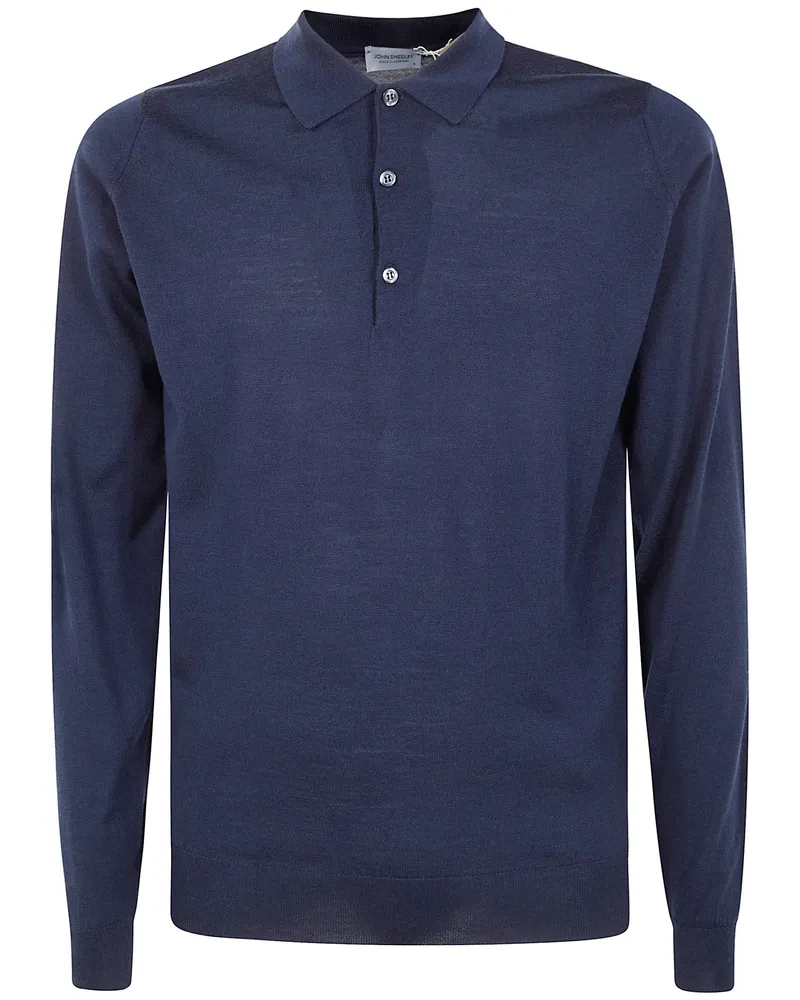 John Smedley Belper" Shirt Ls Blue