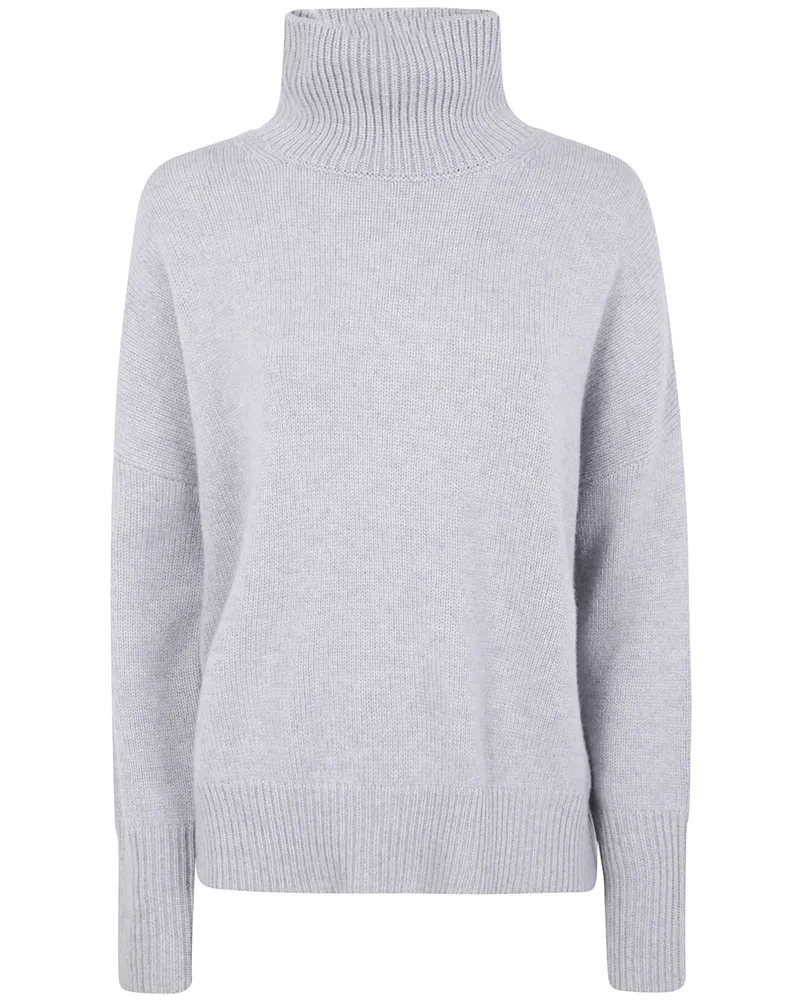 Lisa Yang Heidi" Turtleneck Sweater Gray