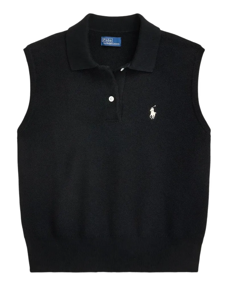 Ralph Lauren Sweater Serafino Pullover Black