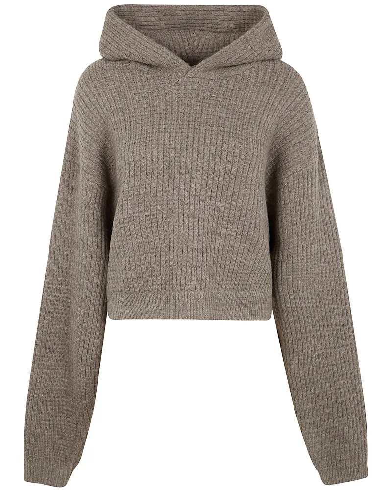 Fear of God Womens Heavy Waffle 90`S" Hoodie Beige