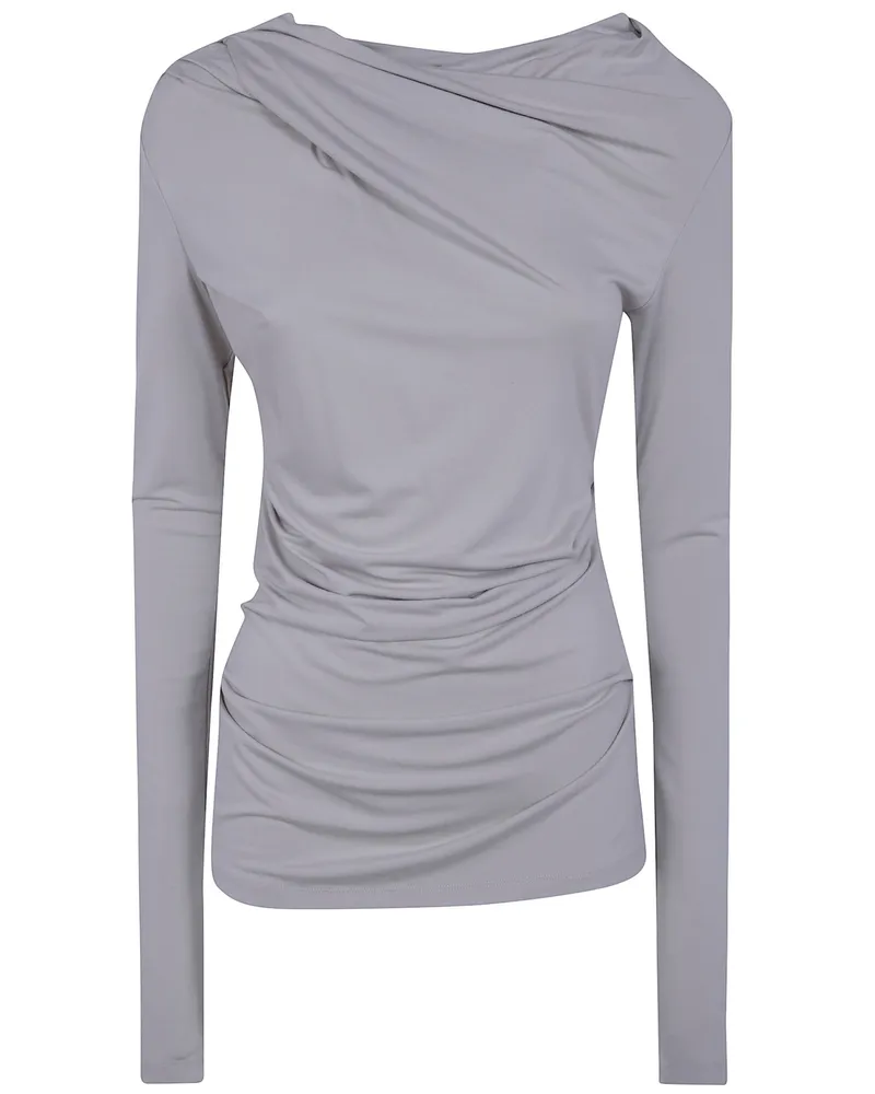 Entire Studios Top Drape Gray