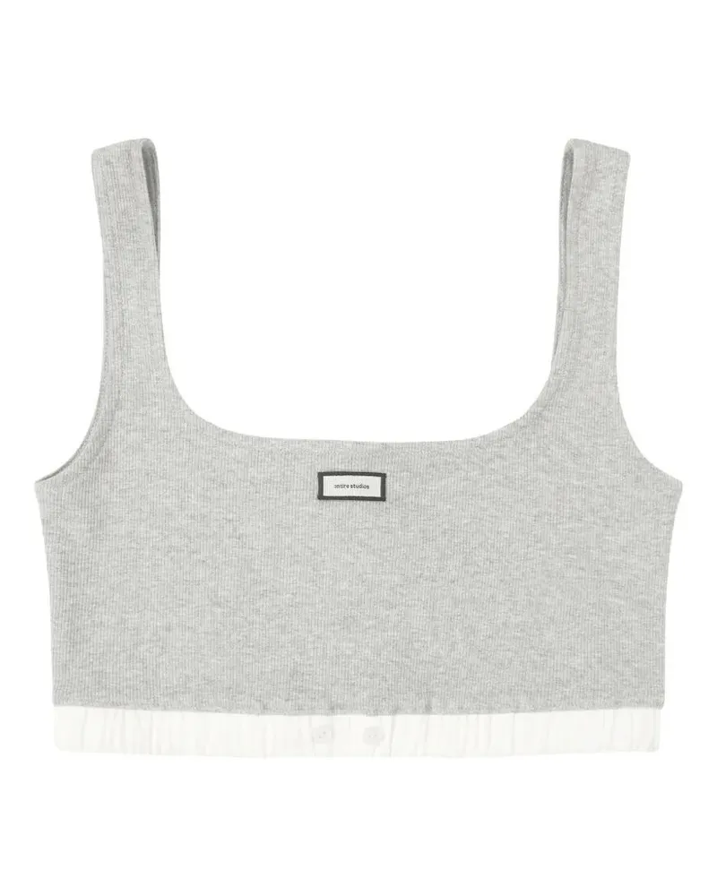 Entire Studios Lounge Bra Gray