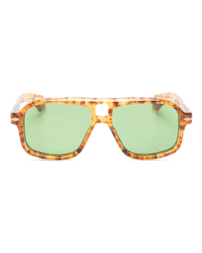 Jacques Marie Mage Elkhart Sunglasses Brown