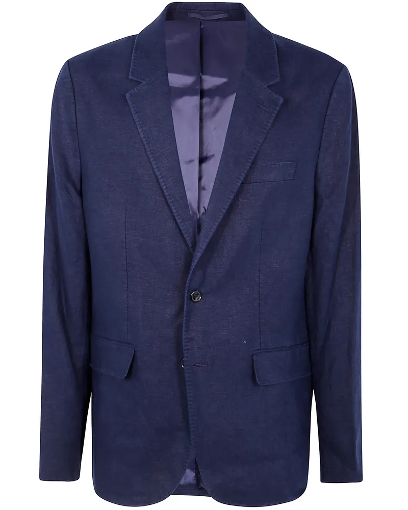 Michael Kors Giacca Blazer Notch "Linen Notch Blazer Blue