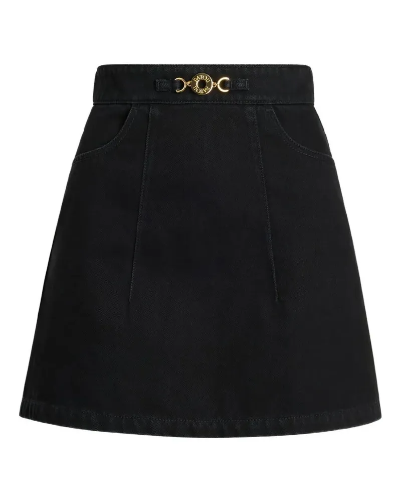 Patou A Line Mini Skirt Black