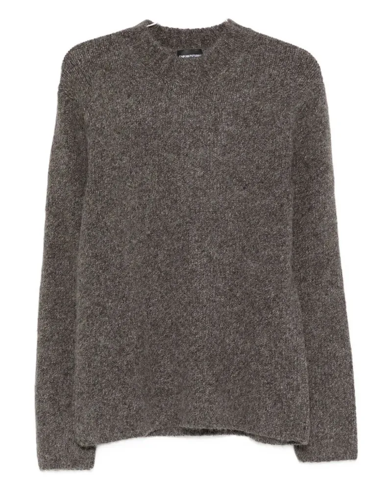 Emporio Armani Round Neck Sweater Green