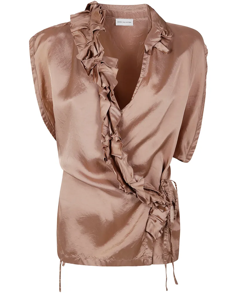 Dries van Noten Clematis Blouse By Dries Van Noten Gray