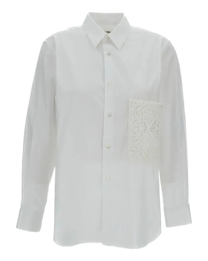 Comme des Garçons Maxi Pocket Shirt White